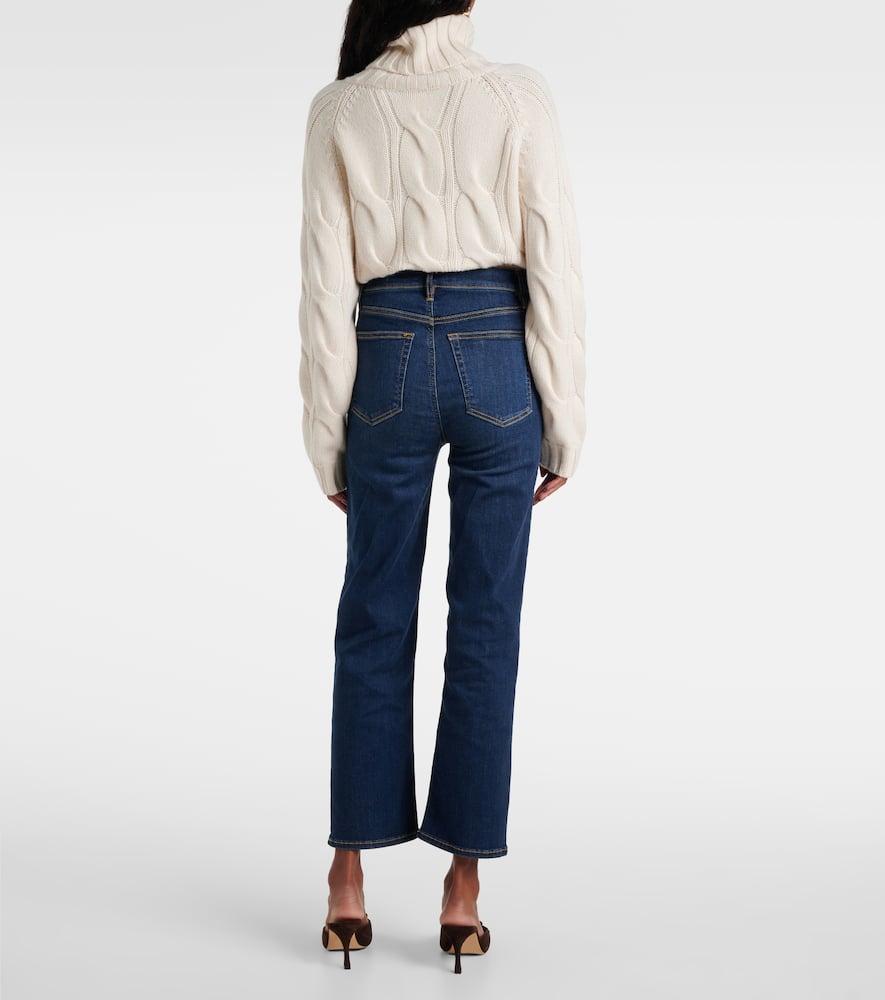 Le Sleek high-rise straight jeans