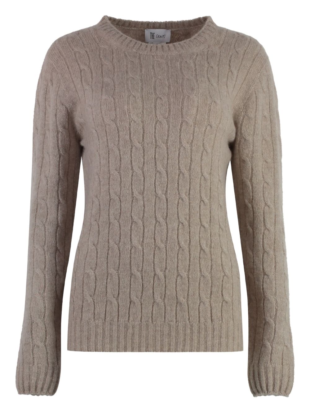 Cable-knit sweater - Neutrals