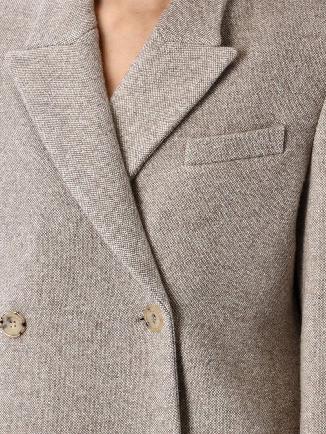 Double-breasted coat - Neutrals