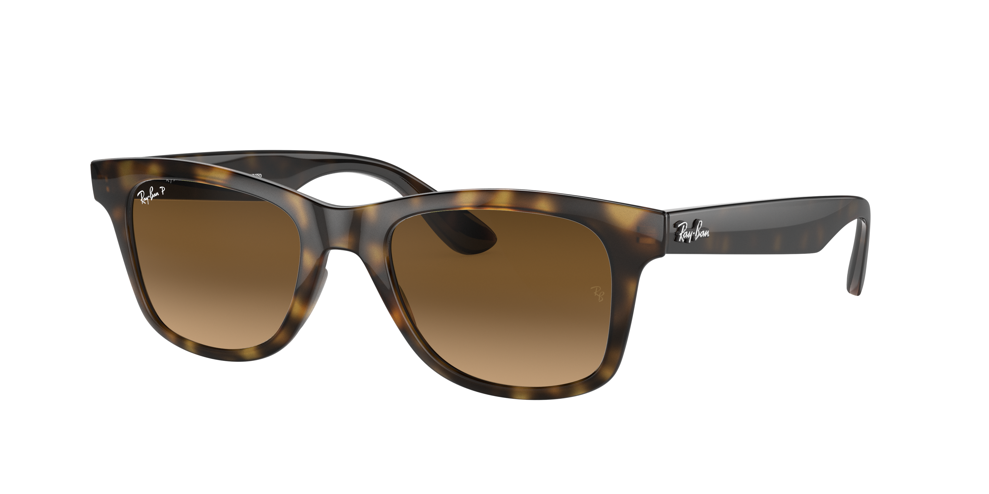 Ray-Ban Unisex Sunglass RB4640 - Frame color: Light Havana, Lens color: Brown
