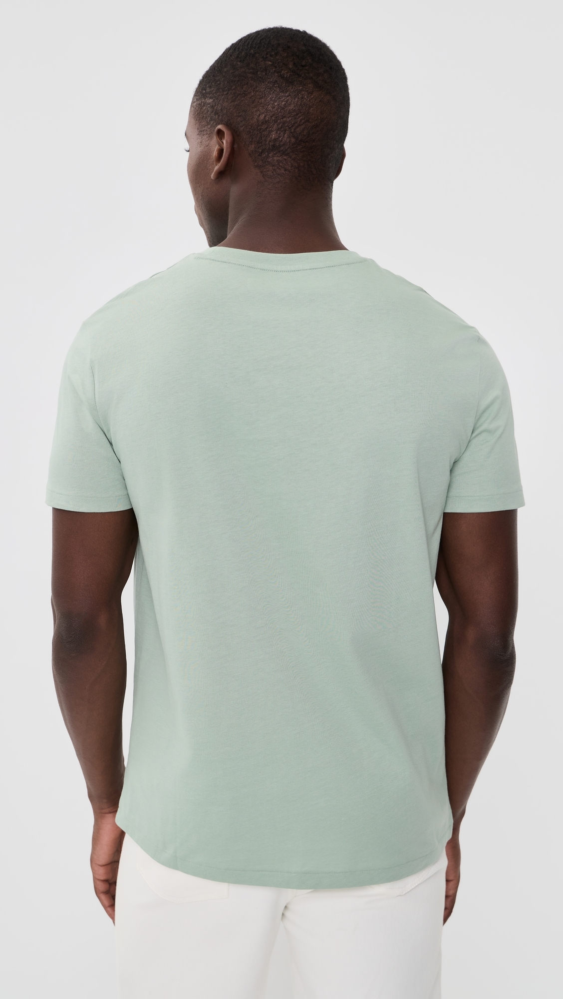 Standard Fit Jersey Crewneck Tee Light Green