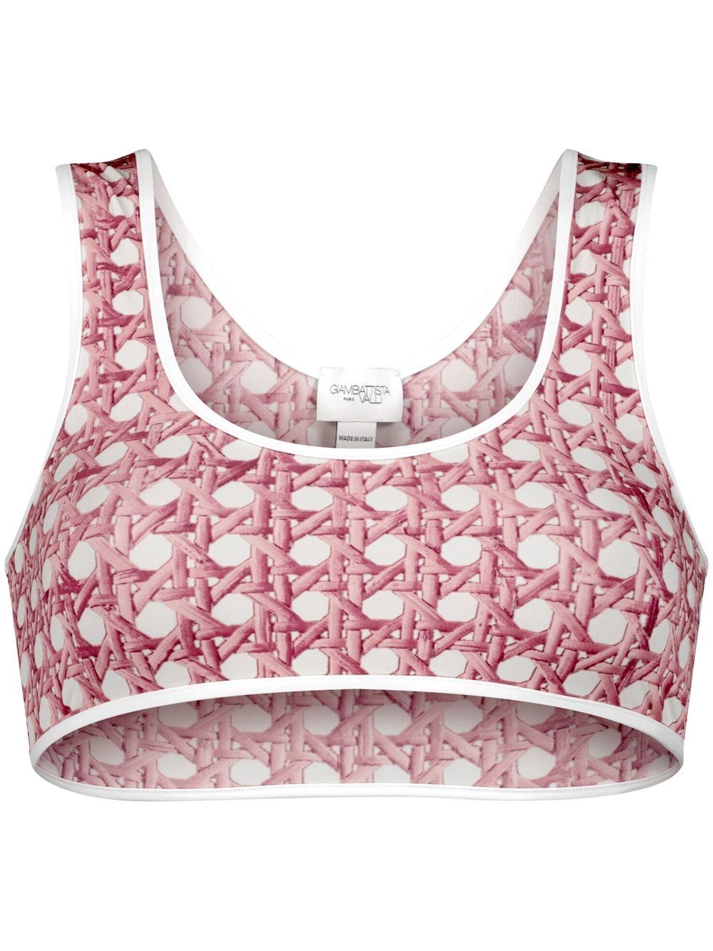 Trompe-l'œil -effect bikini - Pink