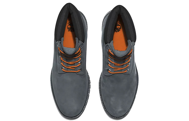 Premium 6 Inch Boot 'Grey Orange'