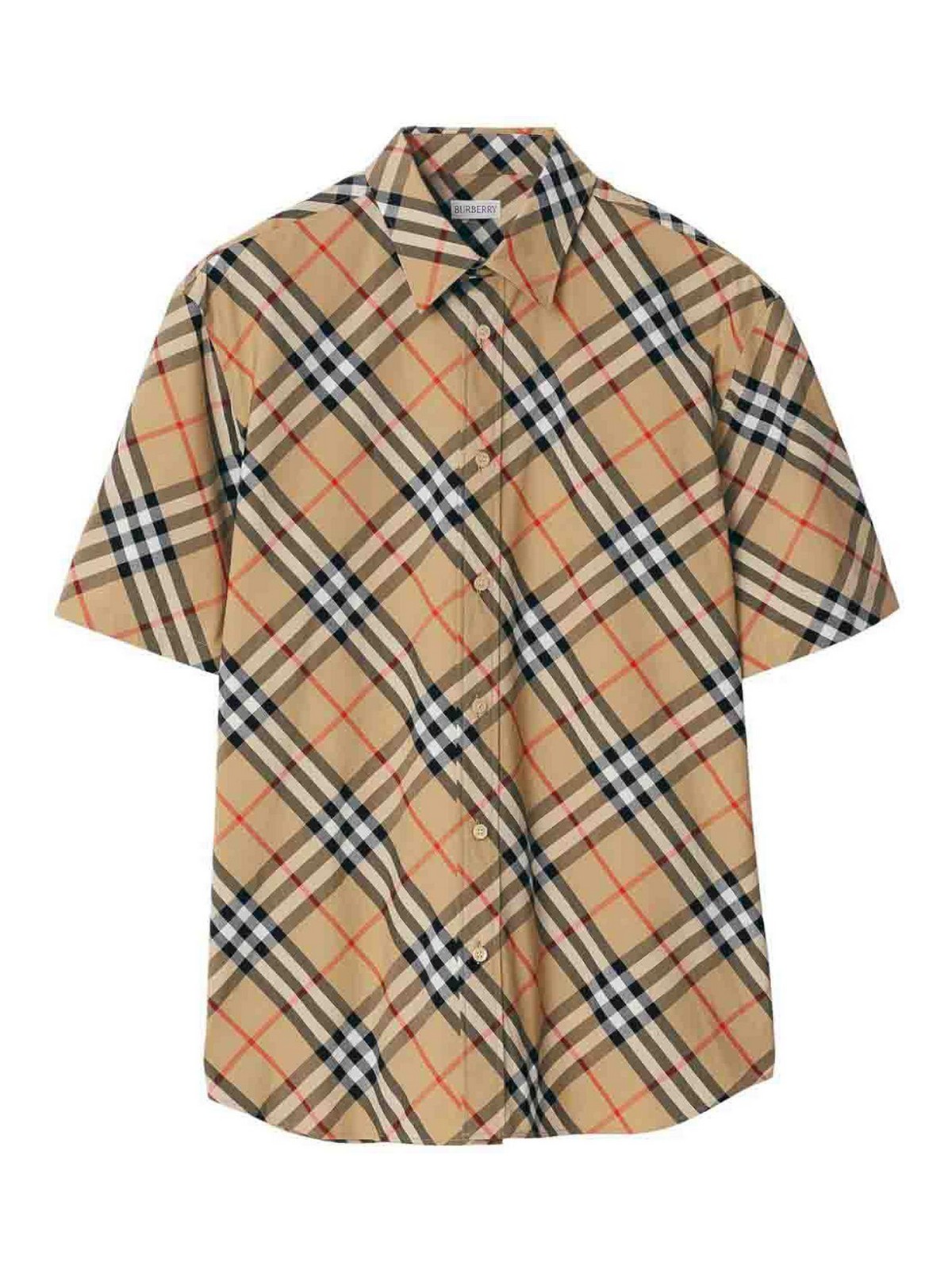 Short Sleeved Checked Shirt