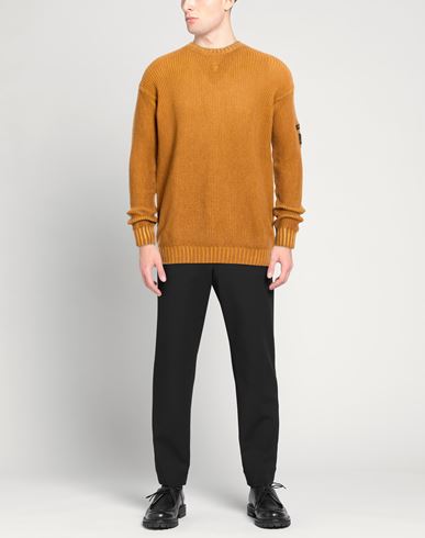 Man Sweater Tan Size M Cotton