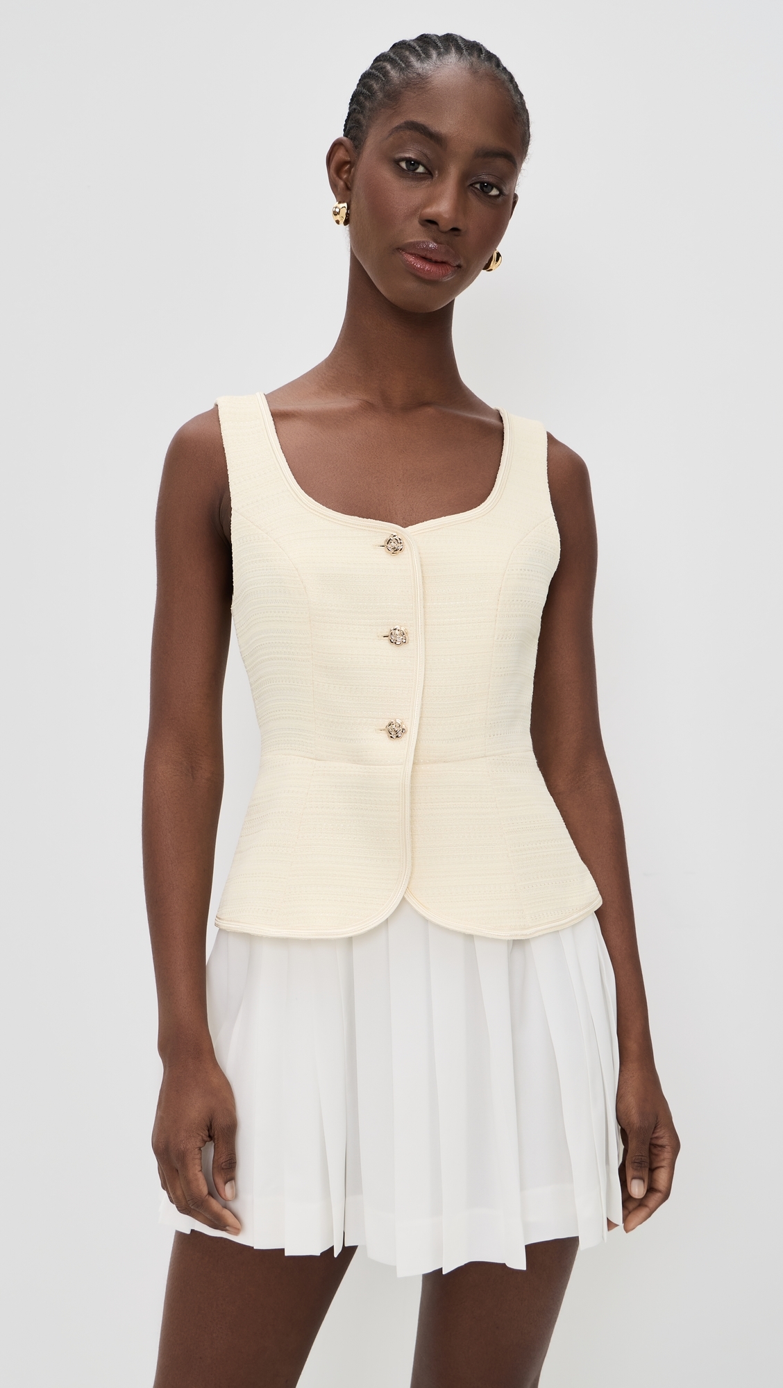 Sheridan Dress Lt Yellow White