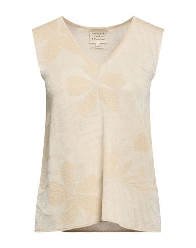 Woman Sweater Beige Size 1 Viscose, Polyamide, Metallic fiber, Polyester