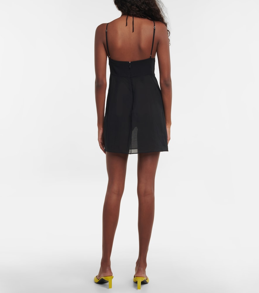 Exclusive to Mytheresa - Cutout halterneck minidress