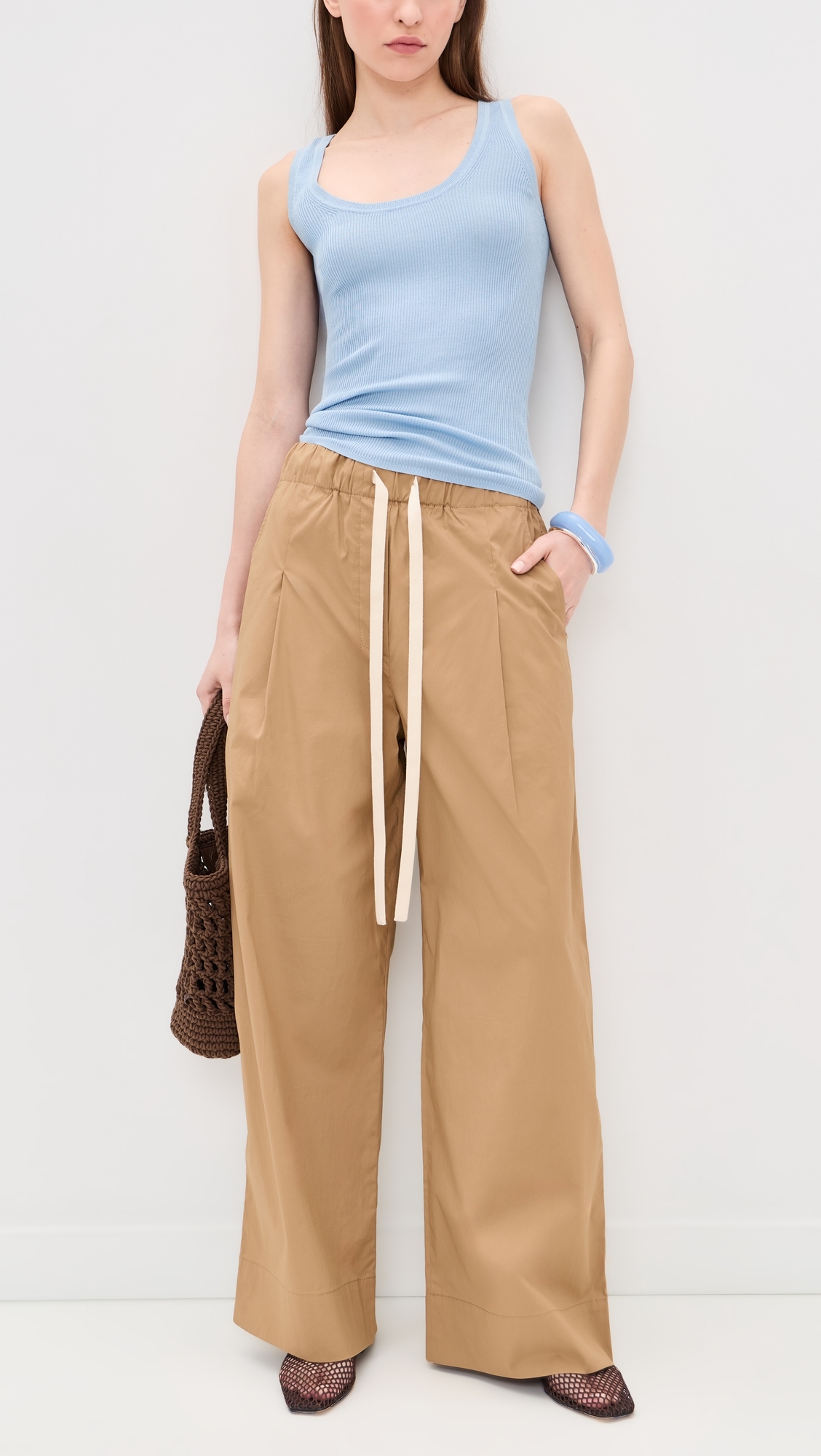 A. L.C. James Pants Toffee