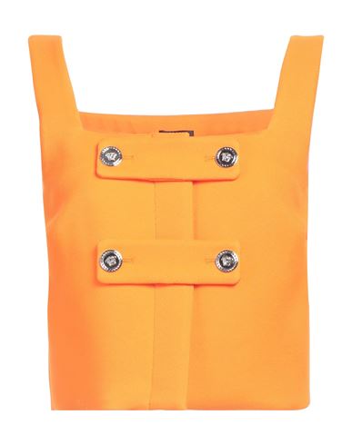 Woman Top Orange Size 6 Polyester