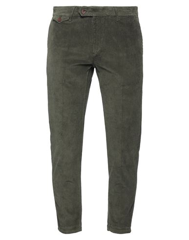 Man Pants Military green Size 29 Cotton, Elastane