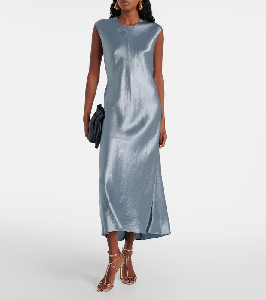 Vince Satin midi dress