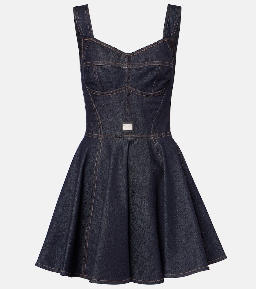 Denim bustier dress