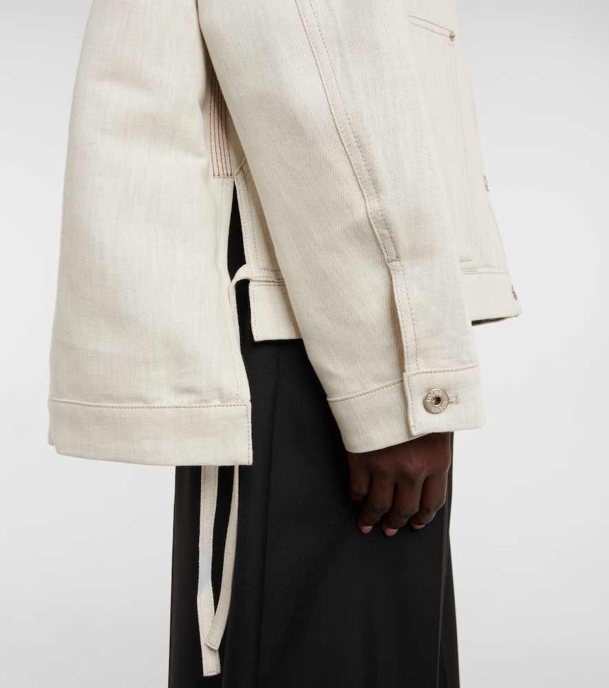 Loewe Anagram cotton and linen jacket