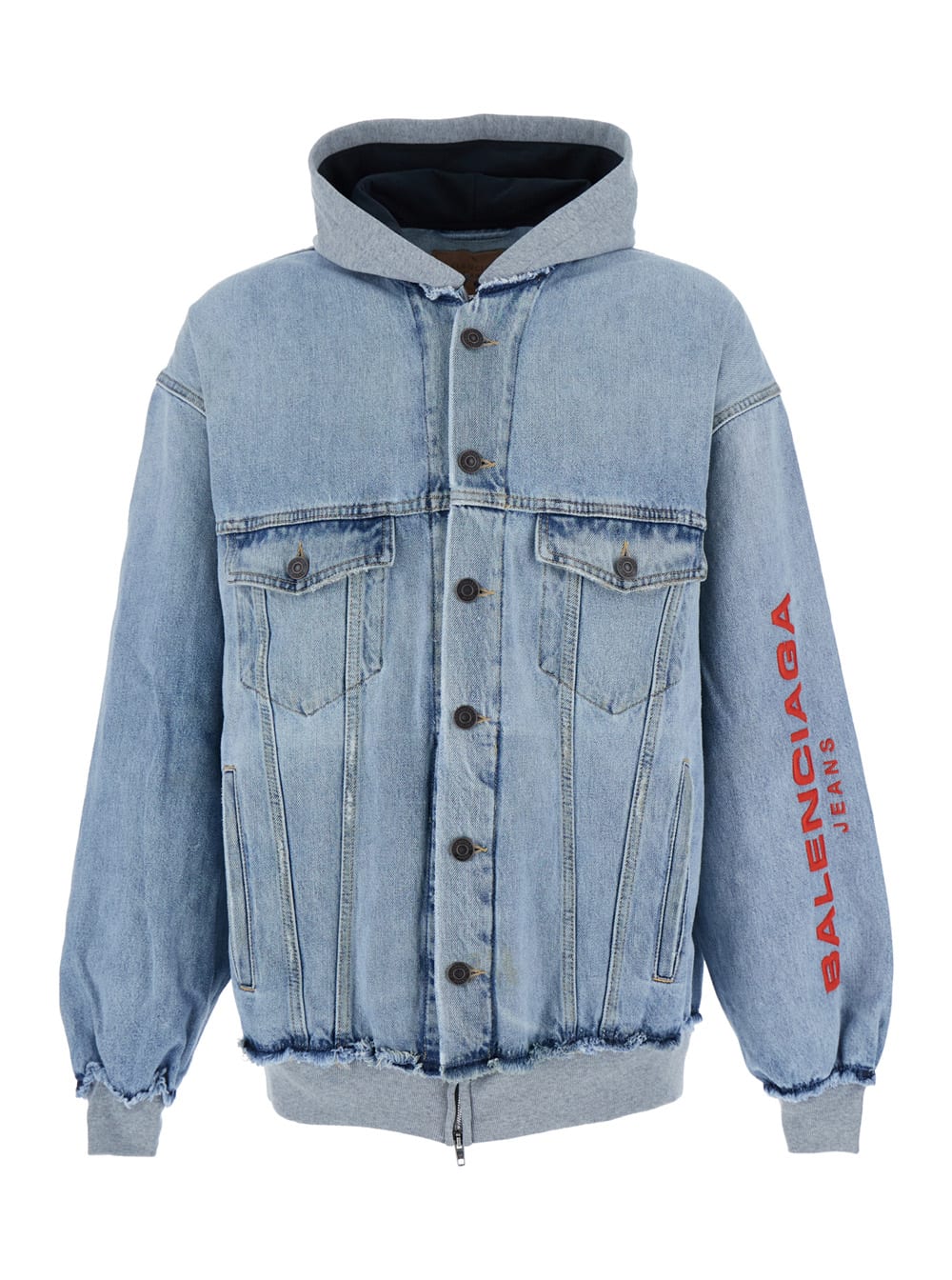 Cut-up Hoodie Jacket