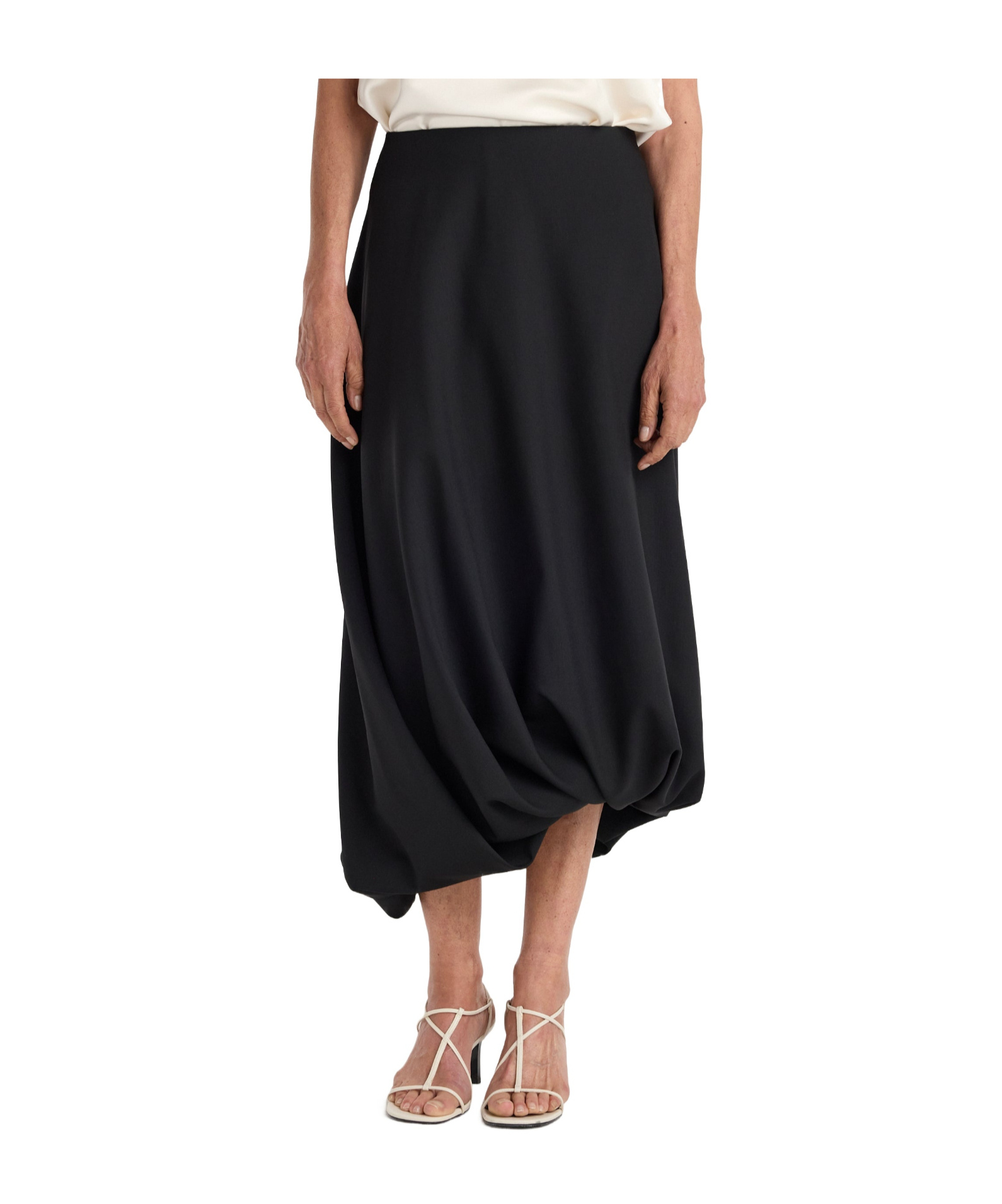 Twisted Midi Skirt