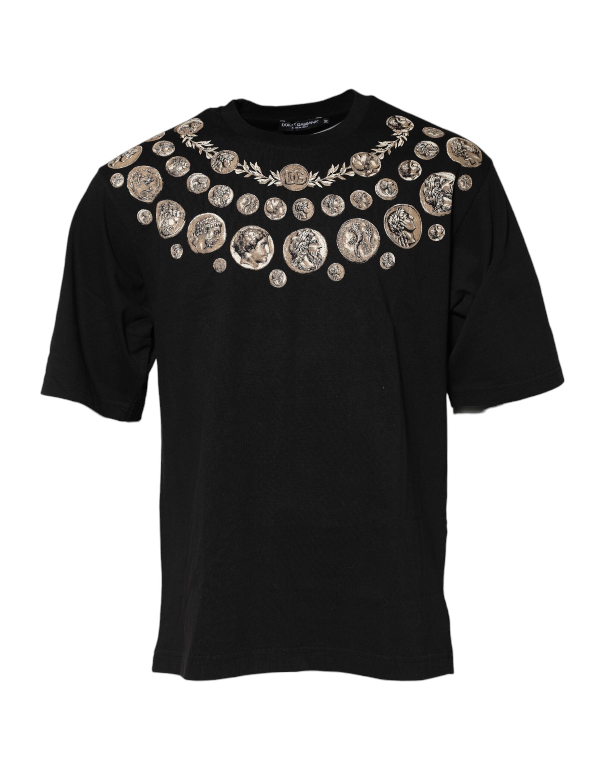 Coin Print T-shirt — Black
