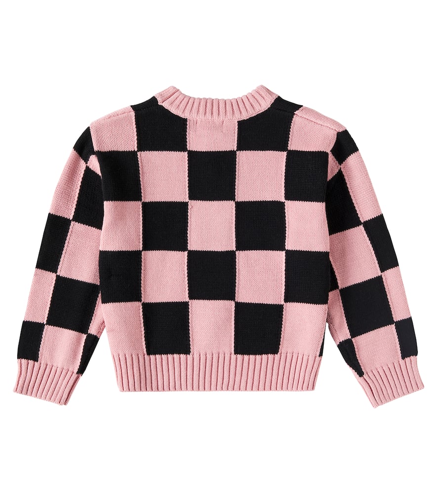 Molo Gertina checked cotton sweater