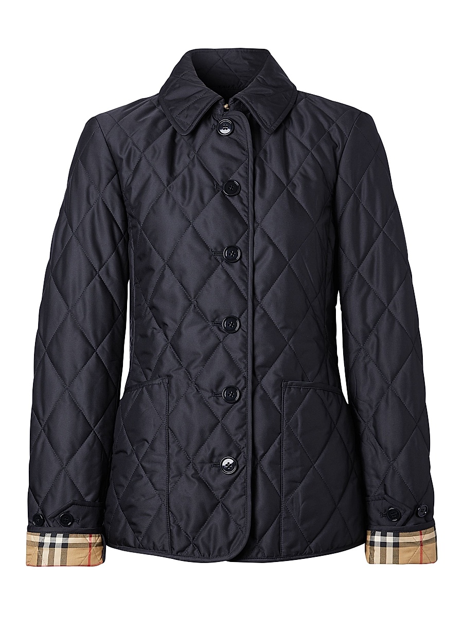 Women's Fernleigh Quilted Logo Jacket - Midnight