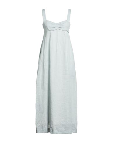 Woman Maxi dress Sky blue Size 4 Ramie