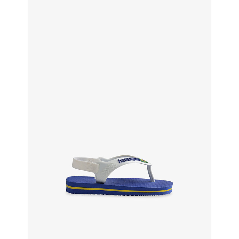 Womens Baby Brasil Logo II Rubber Flip-Flops