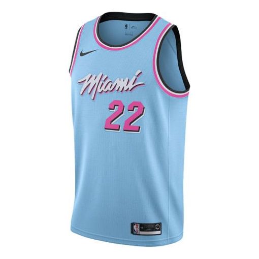 Men's NBA City Limited Miami Heat 2 No. 2 Butler Basketball Jersey/Vest SW Fan Edition 19-20 Season Blue
