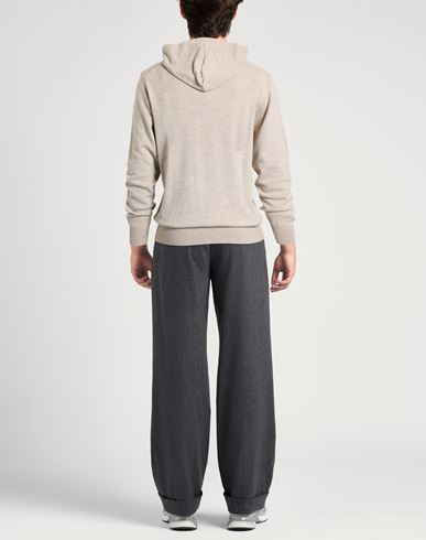 Man Sweater Taupe Size M Virgin Wool, Acrylic