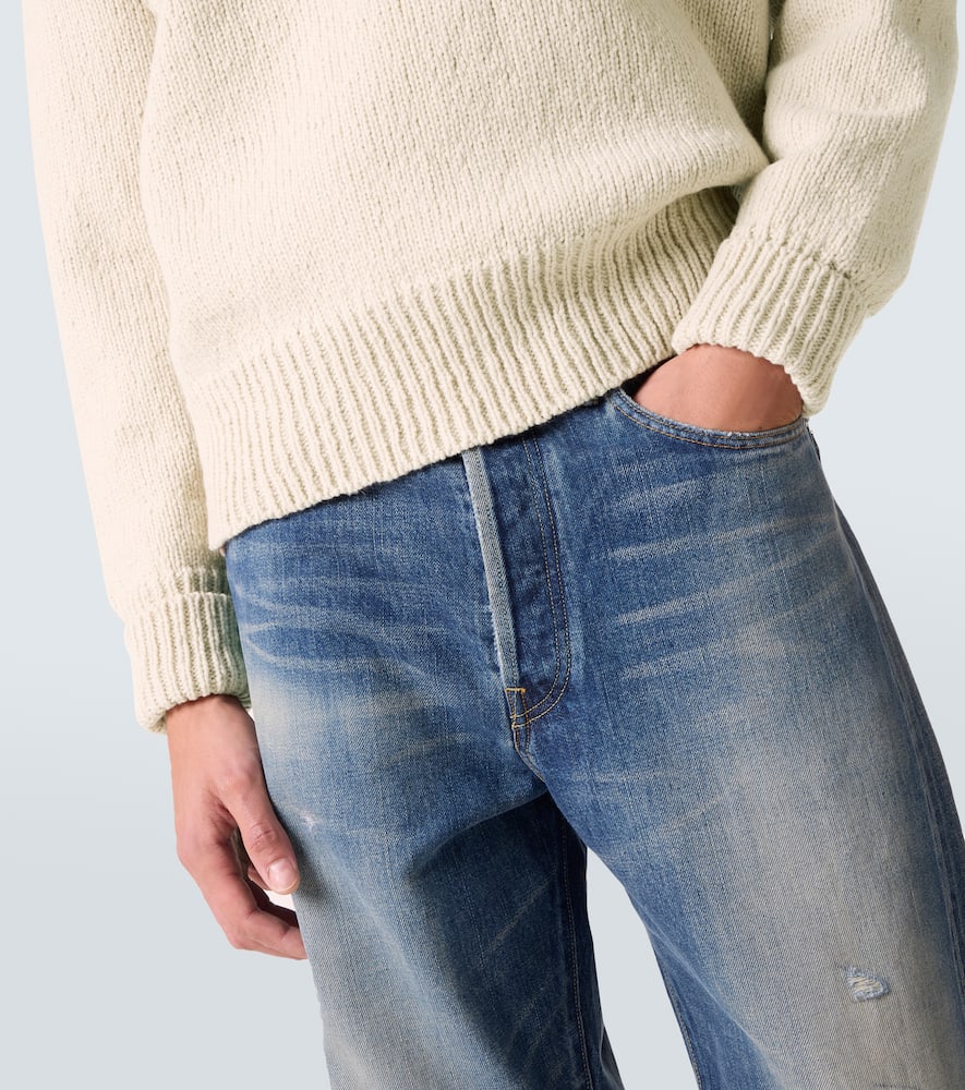 College wool and cashmere sweater