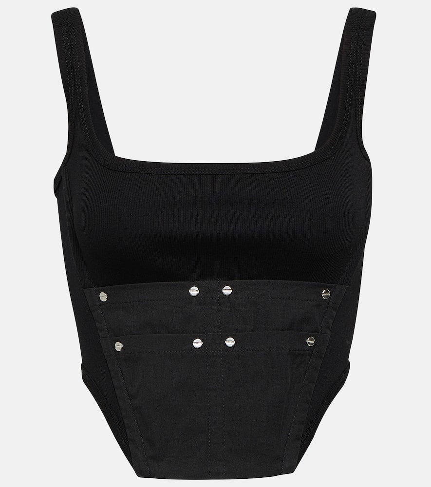 Workwear cotton corset top