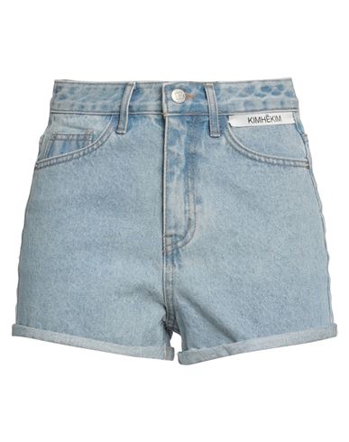 Woman Denim shorts Blue Size L Cotton