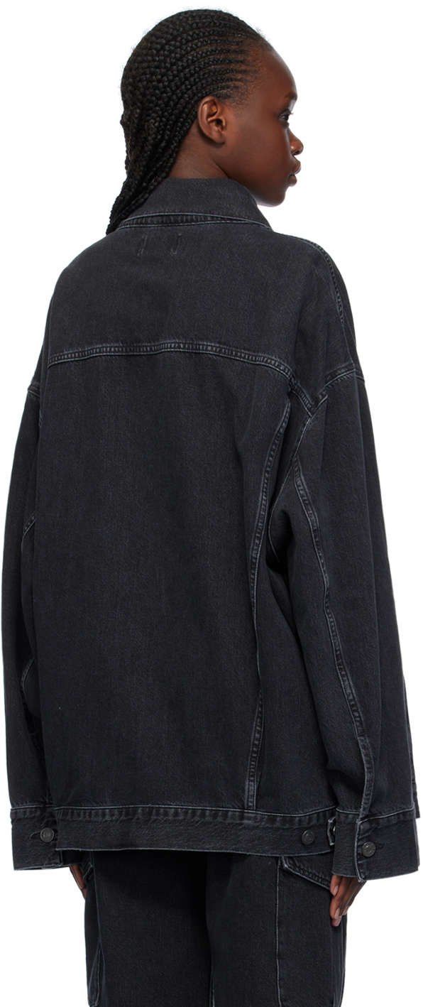 AGOLDE Black Wayne Denim Jacket