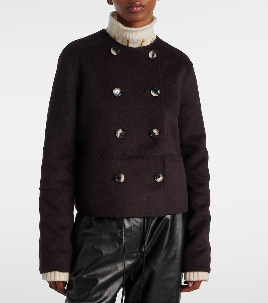 Courtney double-breasted wool-blend jacket