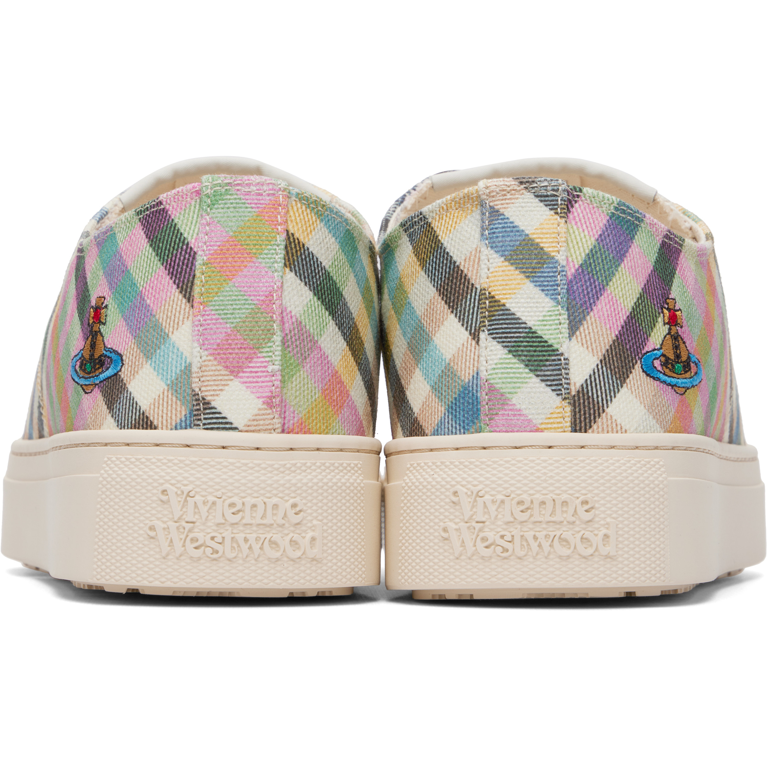 Multicolor Low Top Plimsoll Sneakers