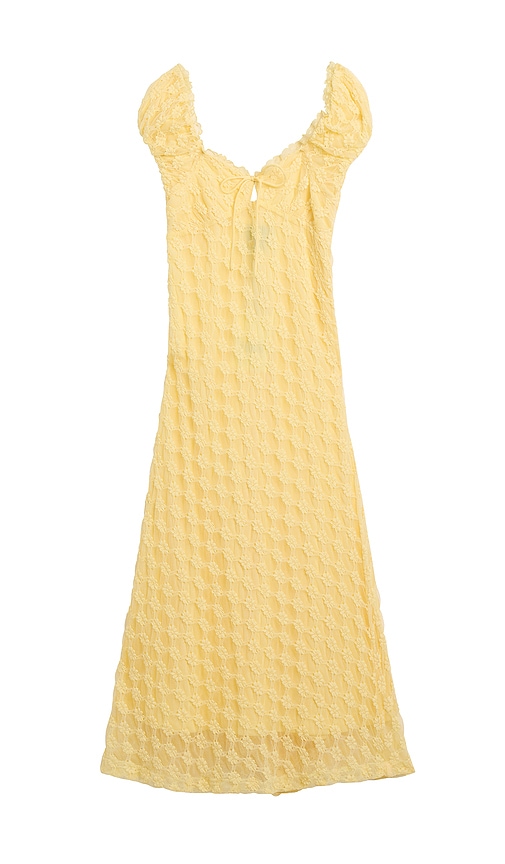 Bardot Junior Claudine Lace Dress in Yellow. - 4/5 also /14, 6/7