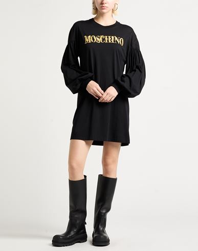 Woman Mini dress Black Size 6 Cotton