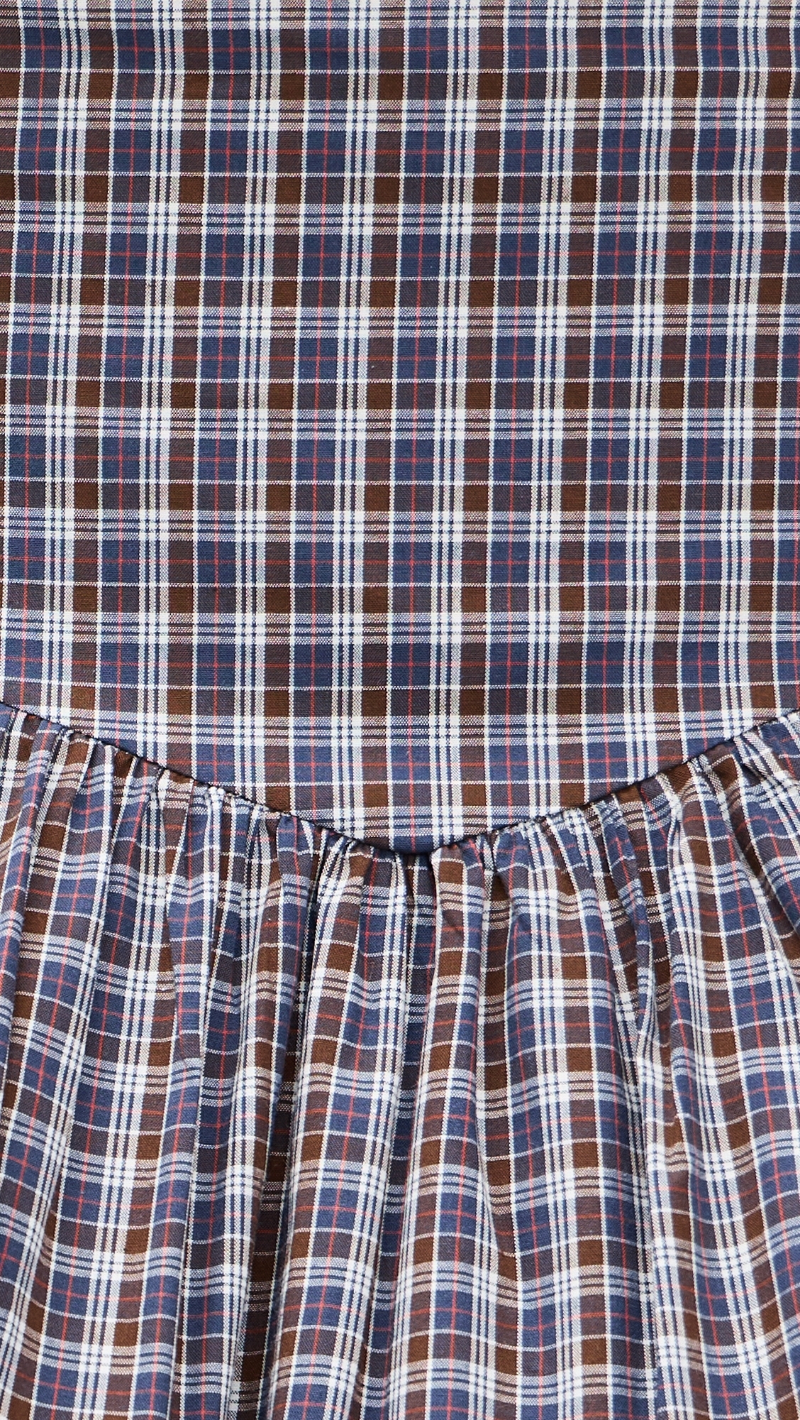 Zoe Skirt Chocolate Check