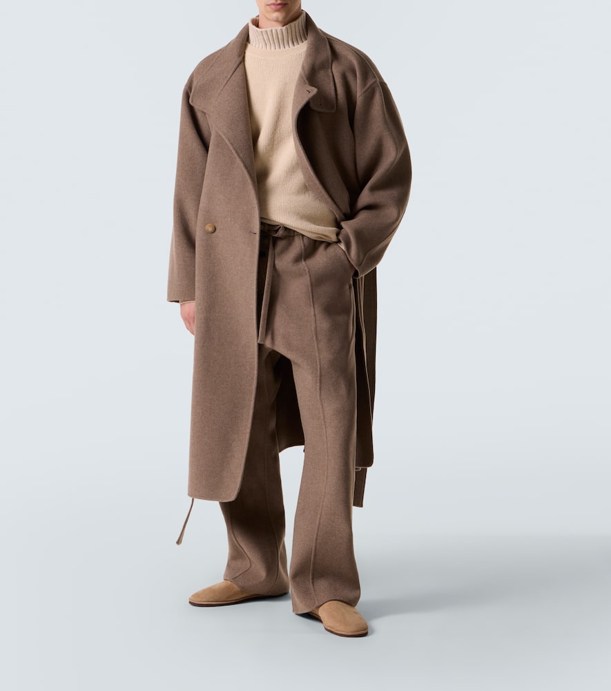 '70s wool and cashmere bootcut pants