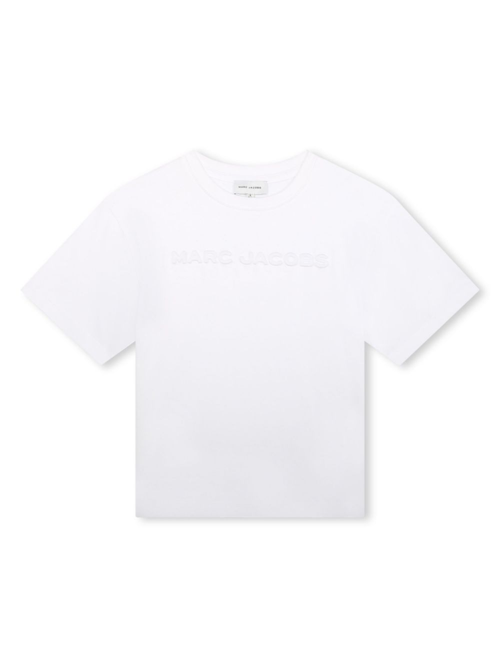 Logo-embossed cotton T-shirt - White