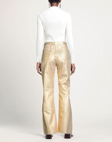 Woman Jeans Gold Size 28 Cotton