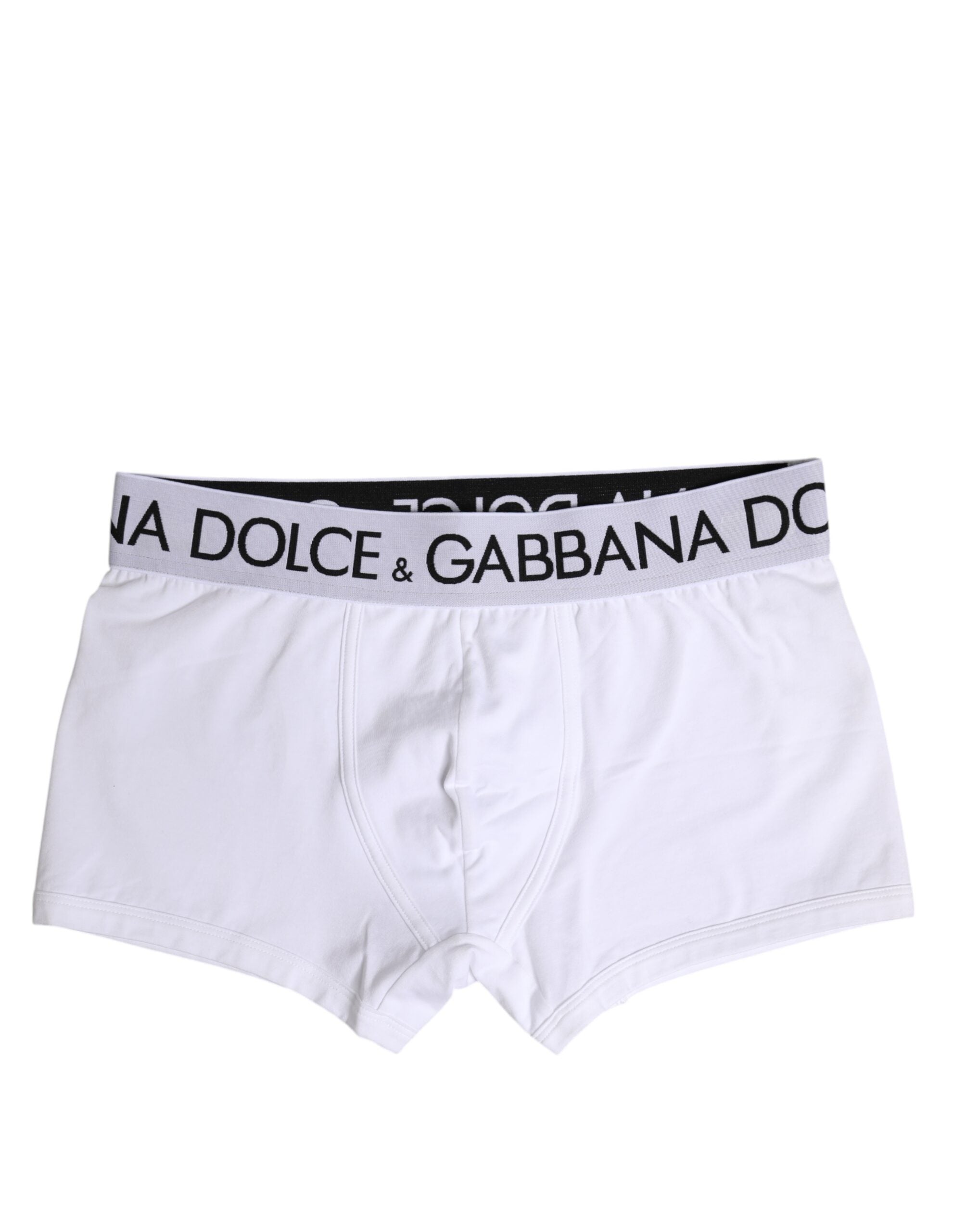 Logo-Waistband Cotton-Stretch Boxer Brief — White