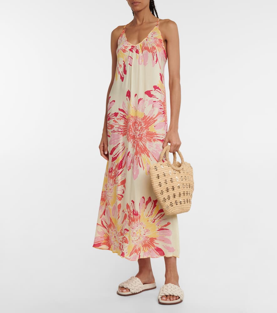 Felicia floral midi dress
