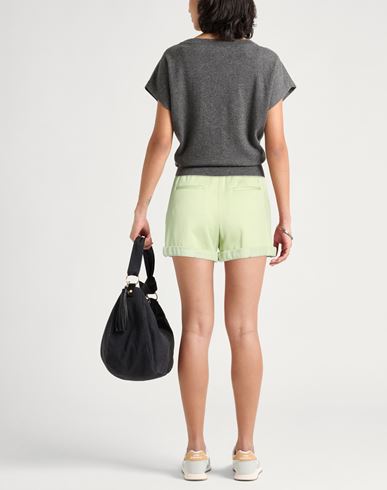 Easy Woman Shorts & Bermuda Shorts Light green Size 6 Polyamide, Cotton
