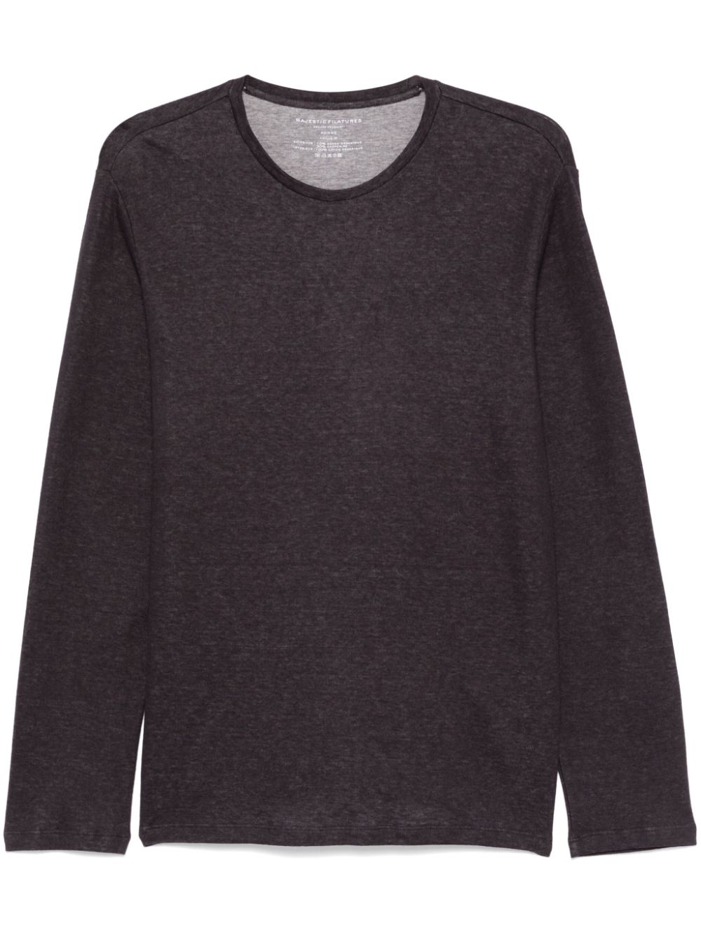 Organic-cotton T-shirt - Black