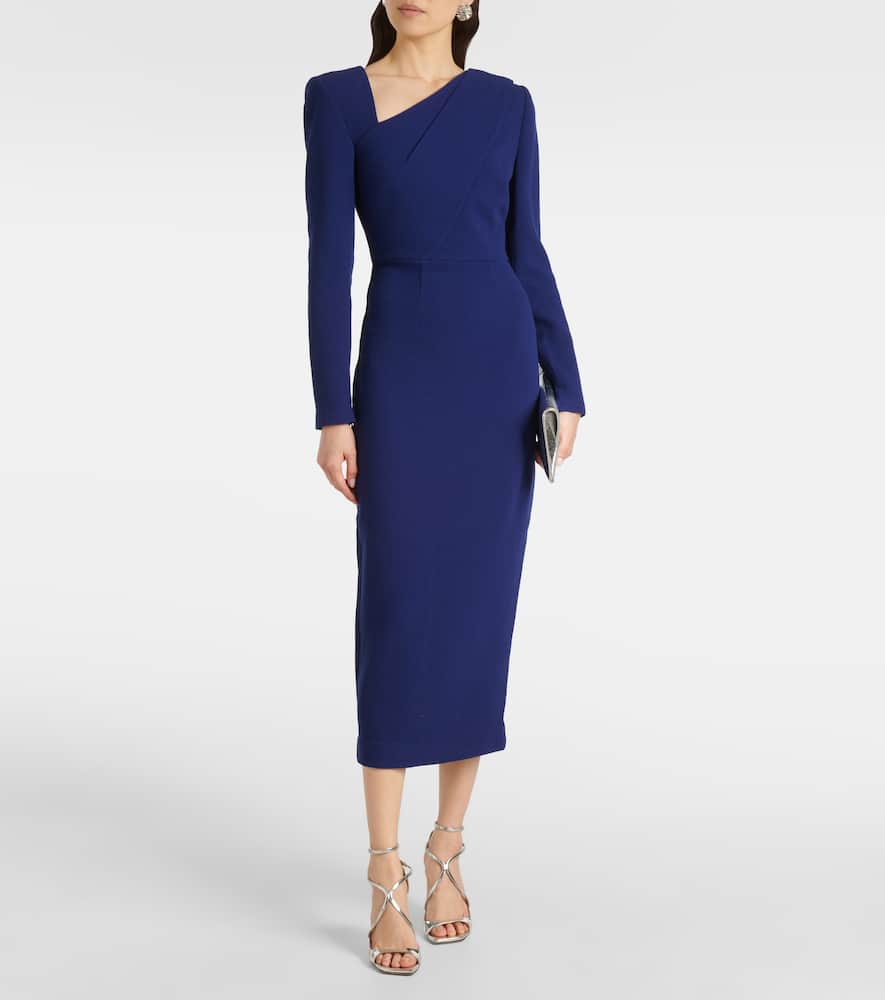 Roland Mouret Wool crêpe midi dress