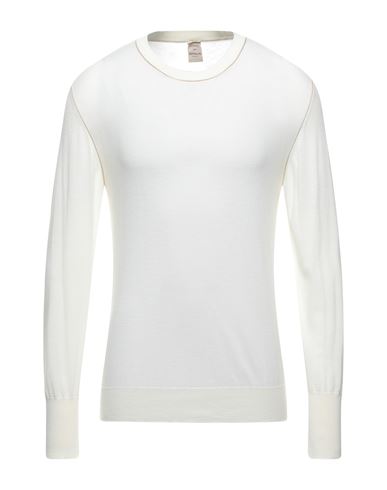 Platinum Man Sweater Ivory Size S Wool