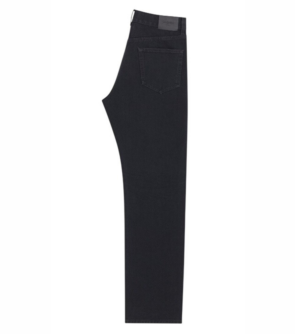 Saint Laurent - straight leg jeans superghi belt loop