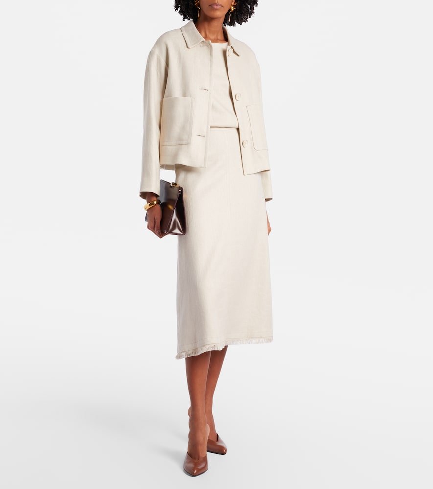 Dattero linen and cotton jacket