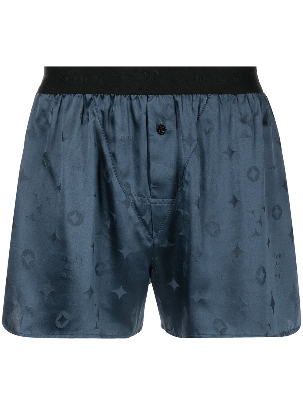 Silk boxer shorts - Blue