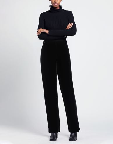 Woman Pants Black Size 10 Viscose, Silk