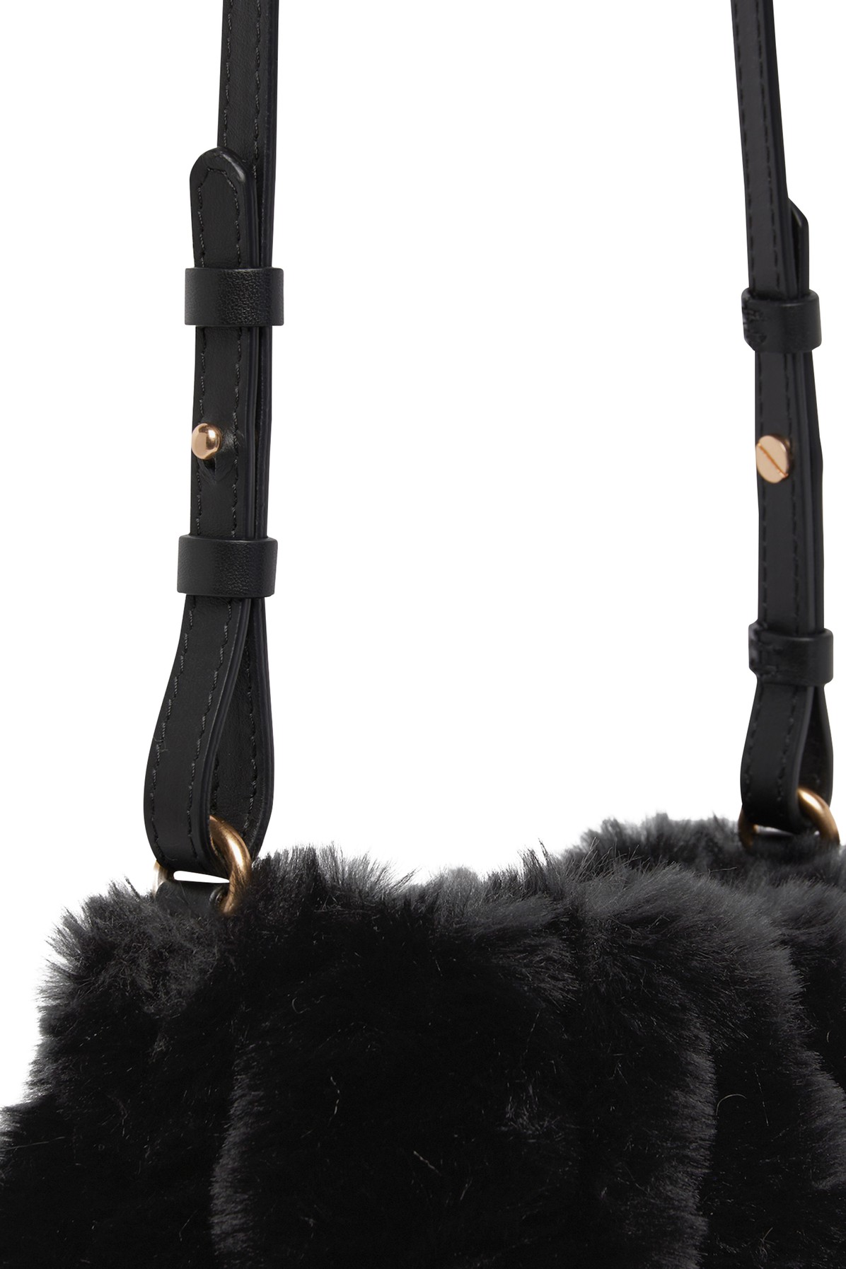 Faux fur Moon coin purse